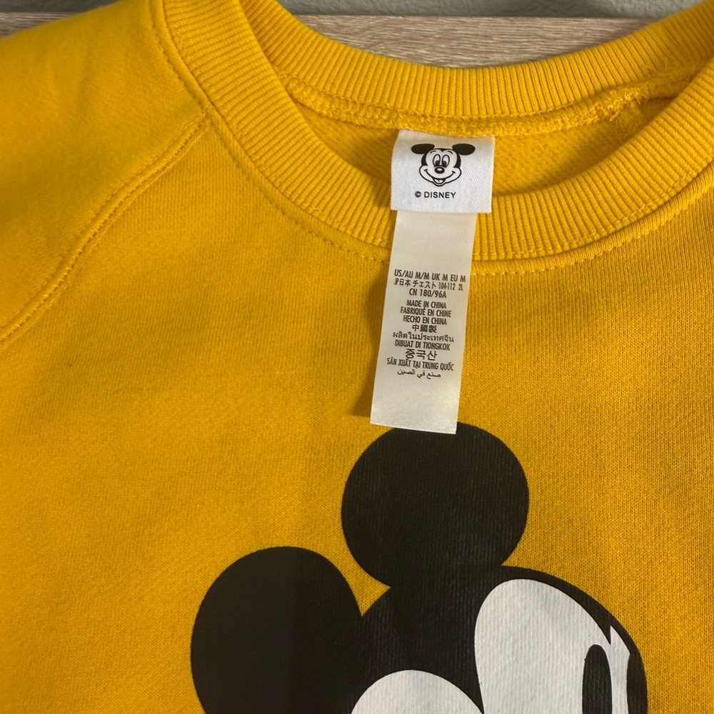 Disney Mickey Mouse Mustard Yellow Apparel - Picture 7 of 9